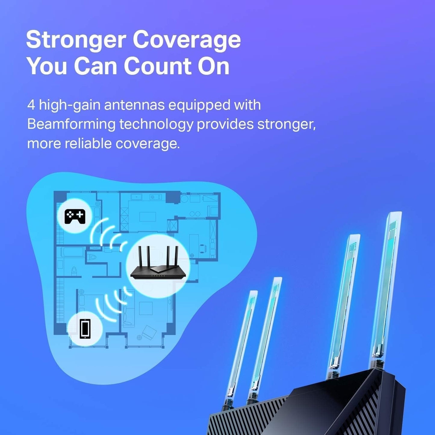 TP-Link AX1800 AX21 Router WiFi 6 Dual Band Wireless Internet Router V4 Archer