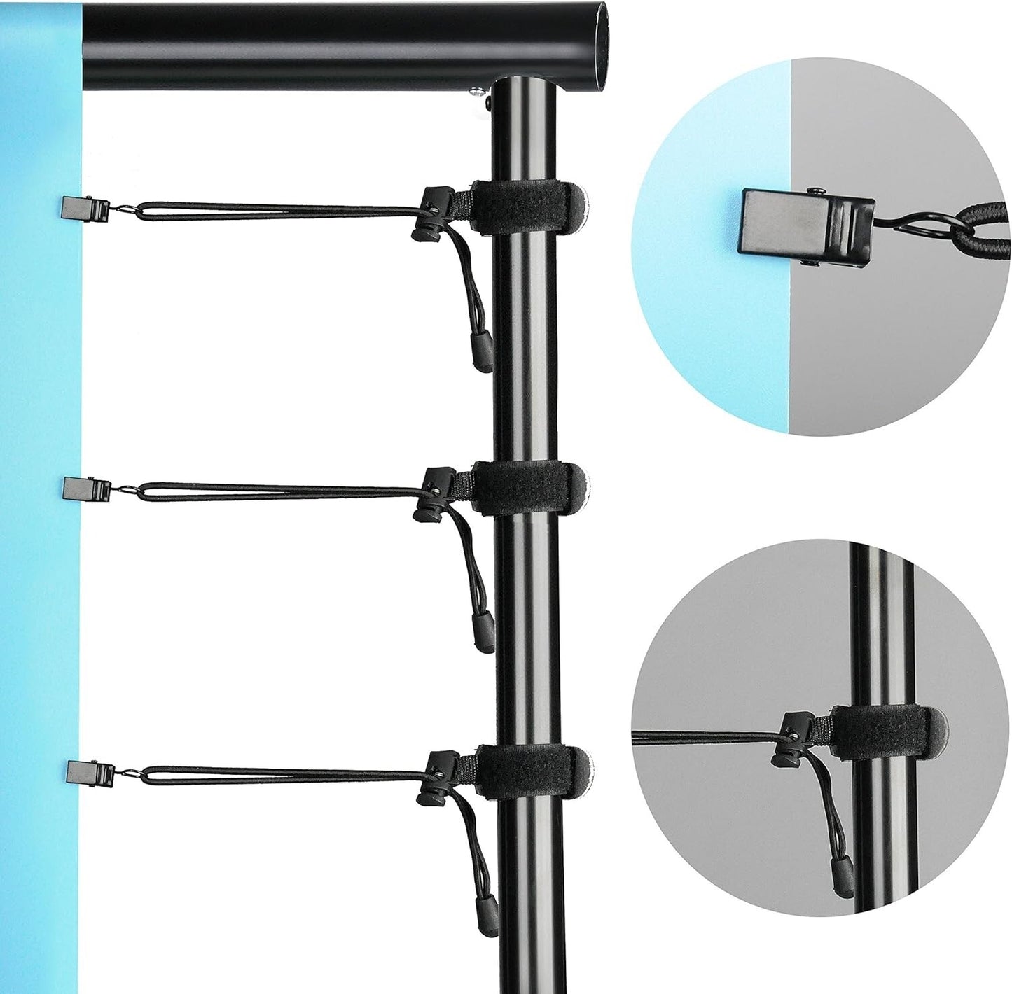 SLOW DOLPHIN Photo Video Studio 10x7ftWxHAdjustable Backdrop Support system