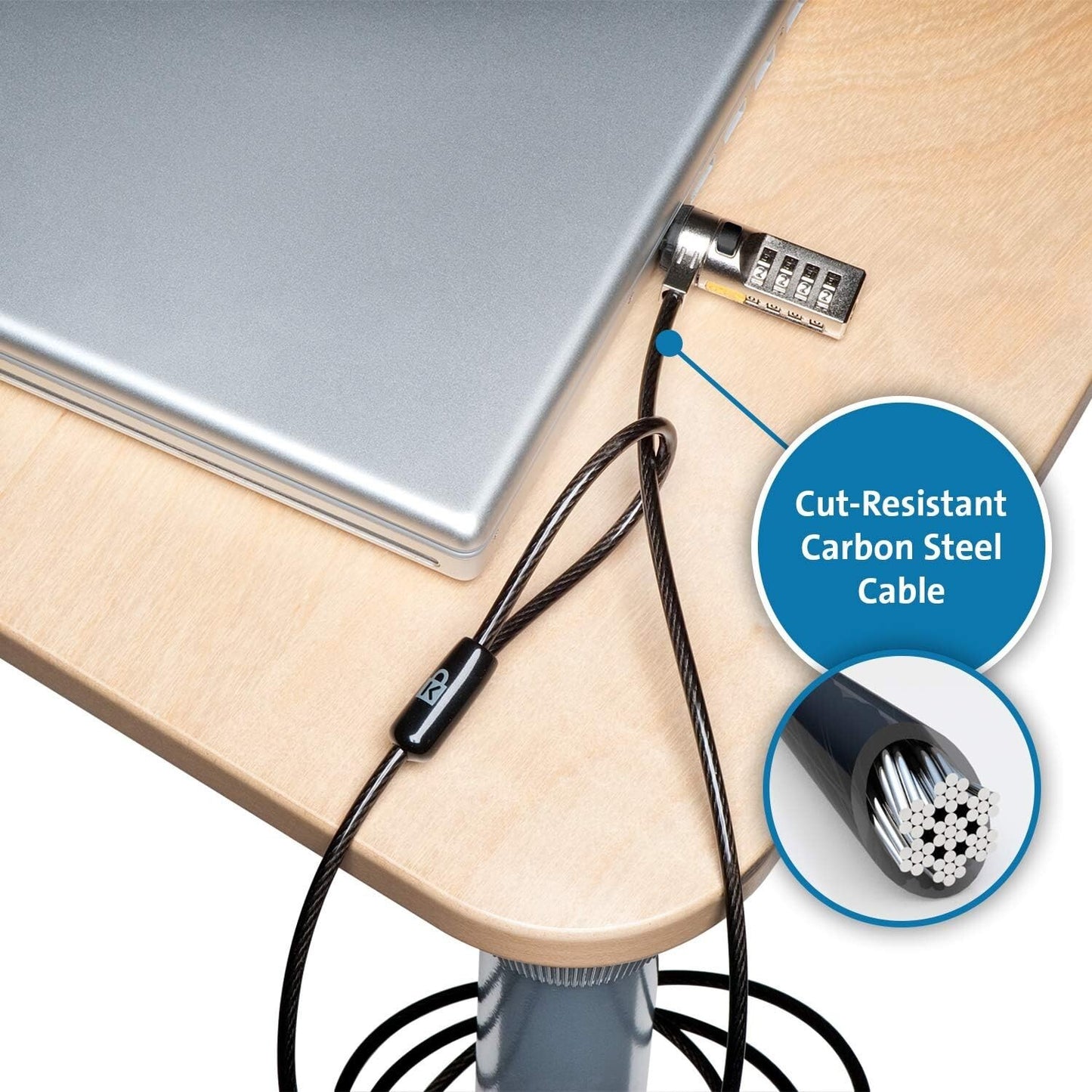 A2021A K65011WW Kensington Serialized Combination Laptop Lock