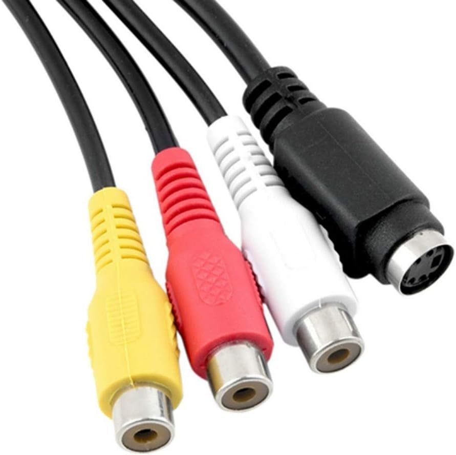 ANRANK VGA to S-Video 3 RCA AV TV Out Adapter Cable for PC Laptop High Quality