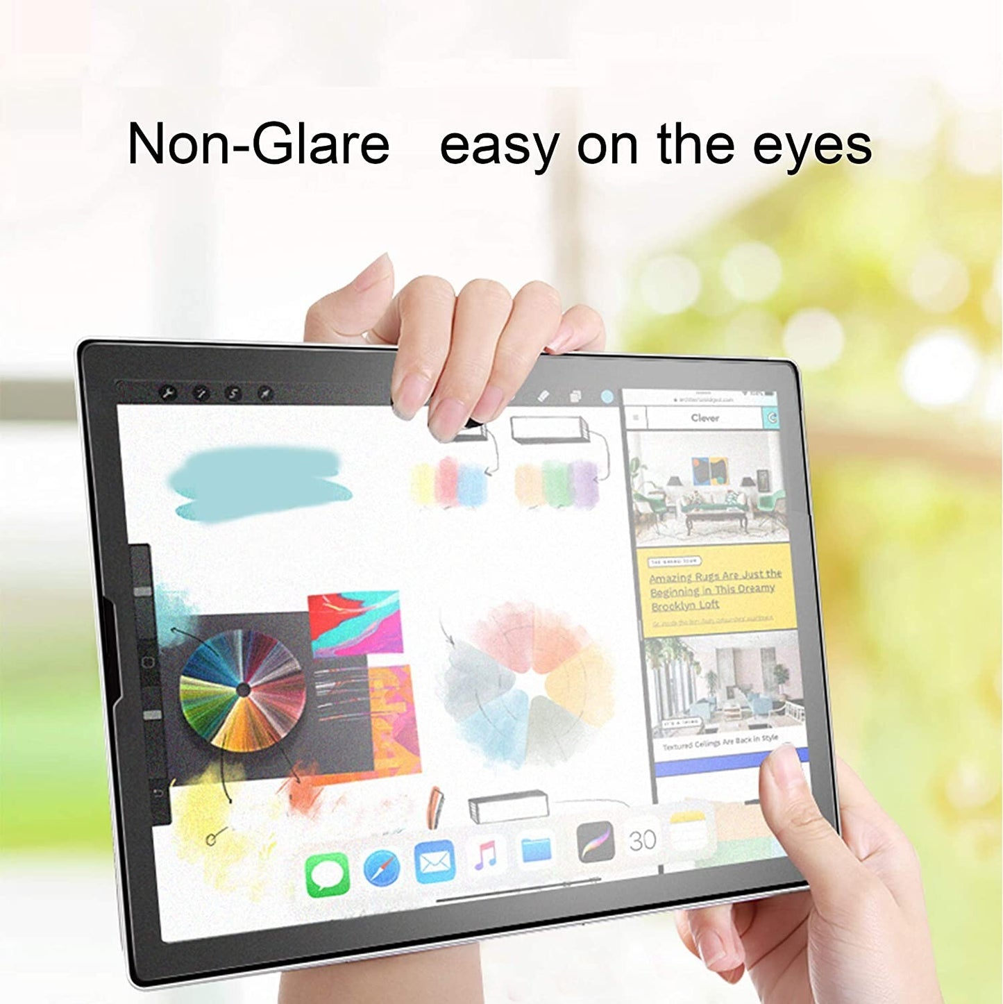 Ailun Paper Textured Screen Protector iPad Pro 129 Inch Display