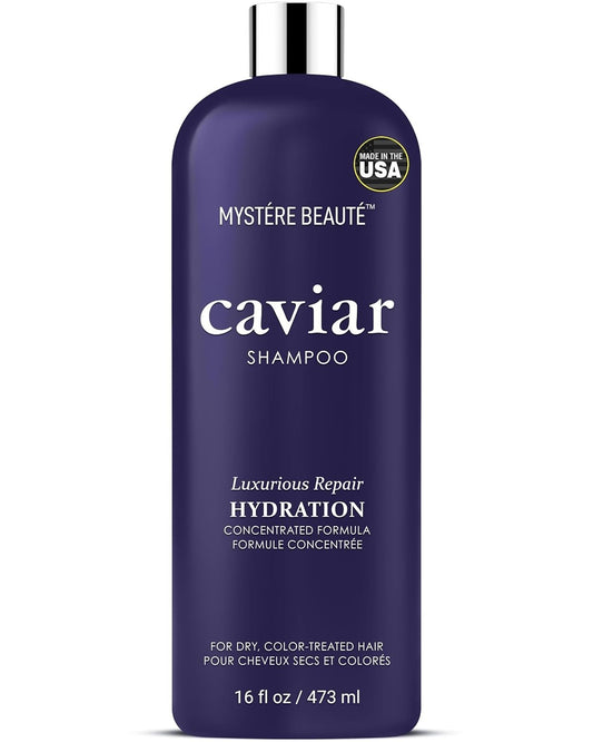 Caviar Collagen Keratin Biotin Anti‑Frizz Shampoo 16 fl oz, Color‑Safe Hair Care