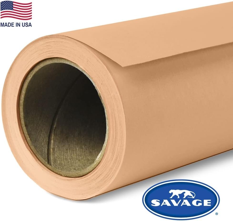 Savage Seamless Paper Backdrop 79 Almond 86" x 36' Photography Studio USA