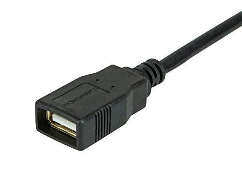 USB USB Monoprice TypeA to TypeA Female 20 Extension Cable 6ft Black 3Pack
