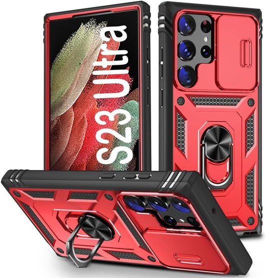 Samsung PASNEW S23 Galaxy Ultra Kickstand Slide Camera Cover MultiLa