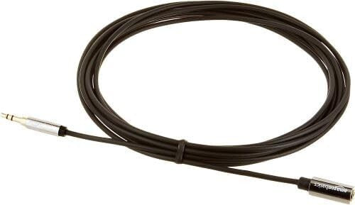 AZ35MF02 AmazonBasics 3.5mm Male to Female Stereo Audio Cable