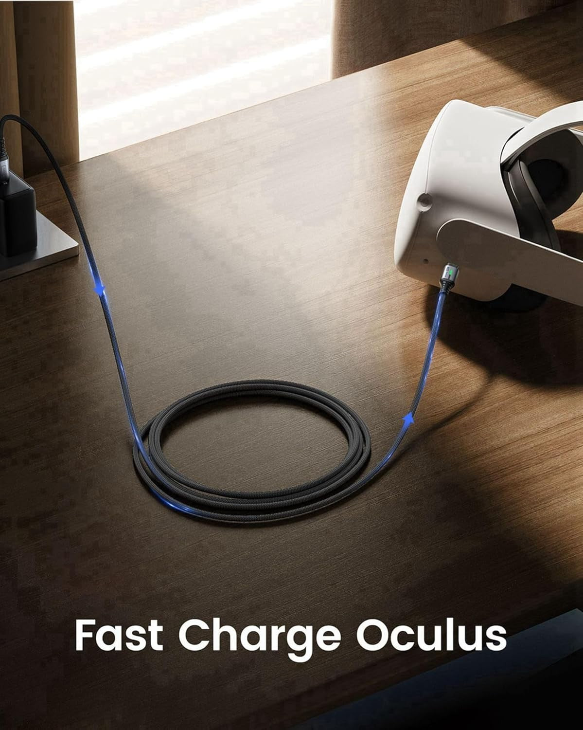 INIU USB-C to USB-C Cable 100W 6.6ft 2-Pack Fast Charger Cord Braided