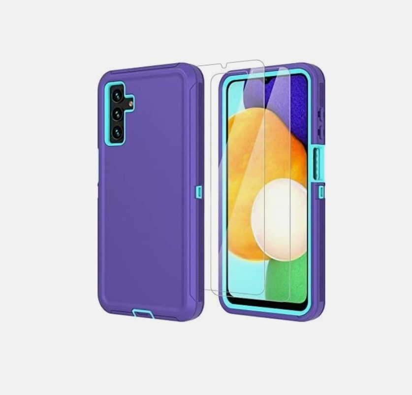 ONOLA Galaxy A13 5G Case – Shockproof 3-Layer + 2 Screen Protectors - OEM