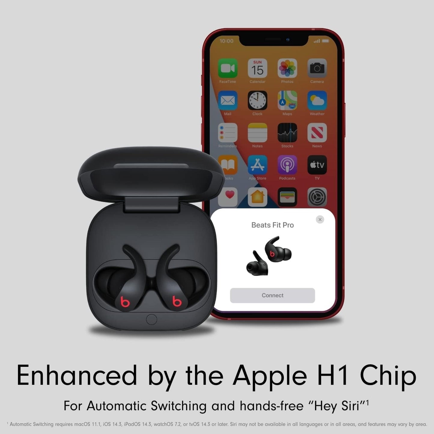 Beats Fit Pro Wireless Earbuds – Noise Cancelling, H1 Chip, Black, iOS/Android