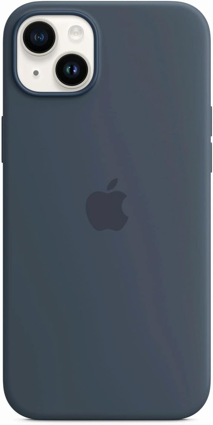 Apple iPhone 14 Plus Silicone MagSafe Storm Blue