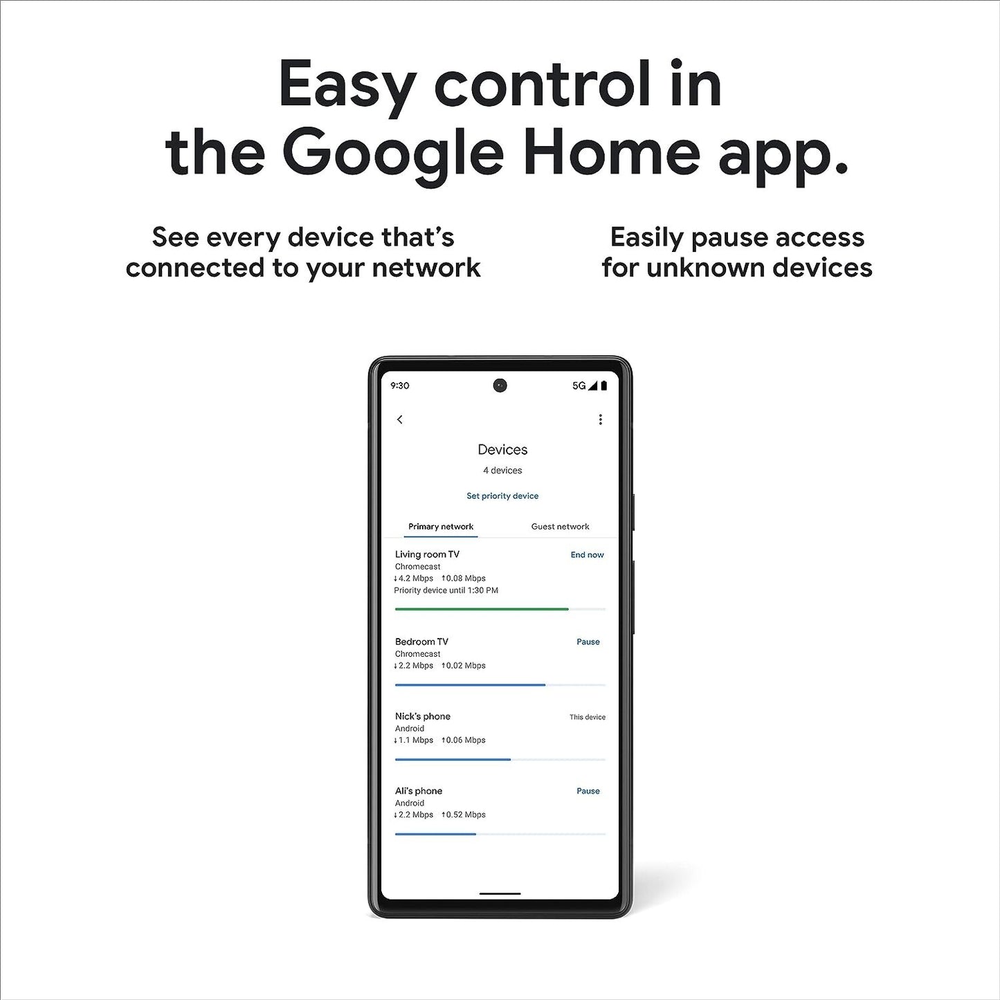 Google Nest WiFi Pro WiFi 6E Reliable Home WiFi System w Fast Speed Coverage