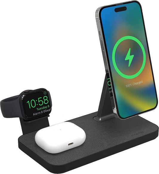 iPhone Foldable 3in1 Wireless Charging Station Wall Charger Fuel 45 W