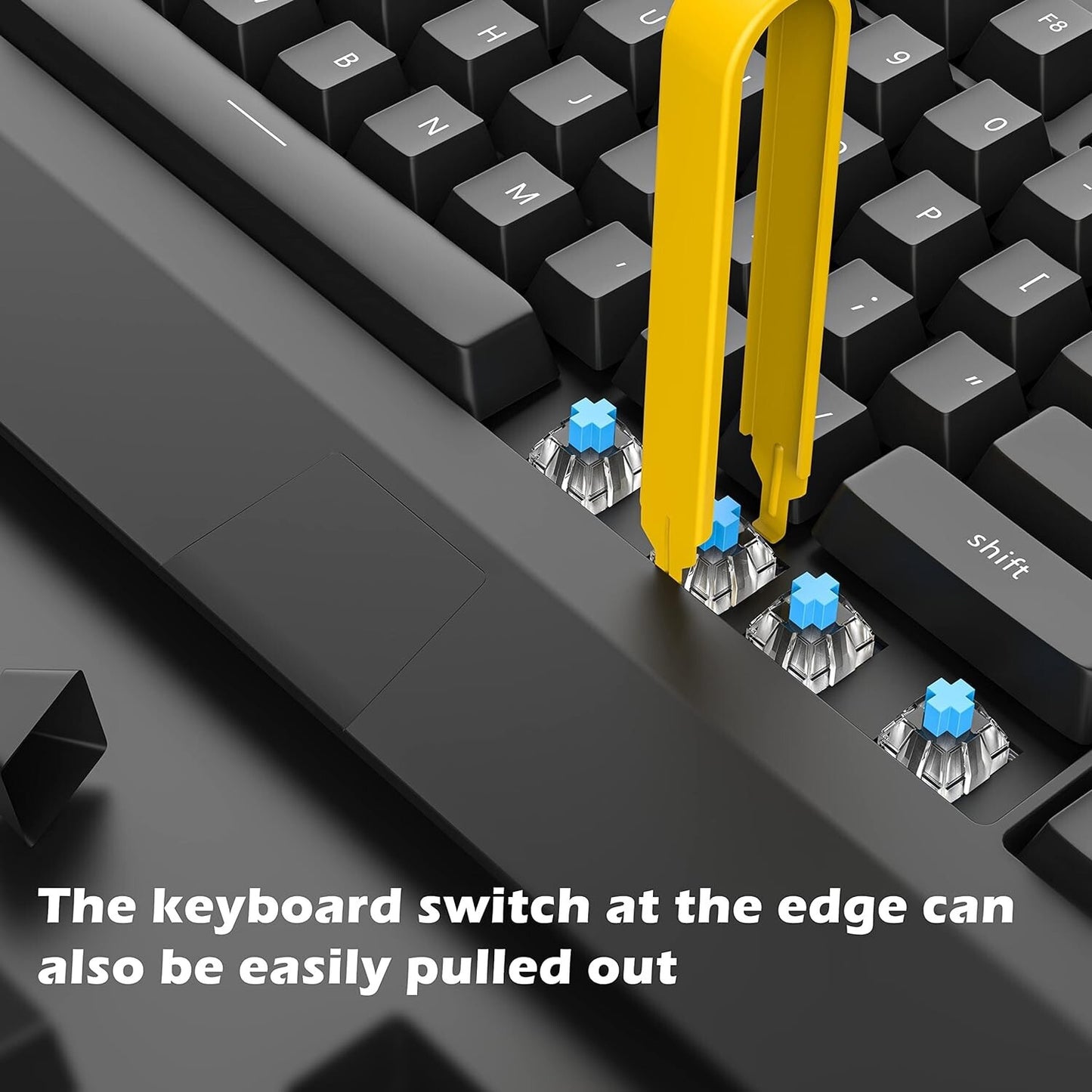 HONKID Switch Puller Stainless Steel Key Remover Replacement Mechanical Gaming
