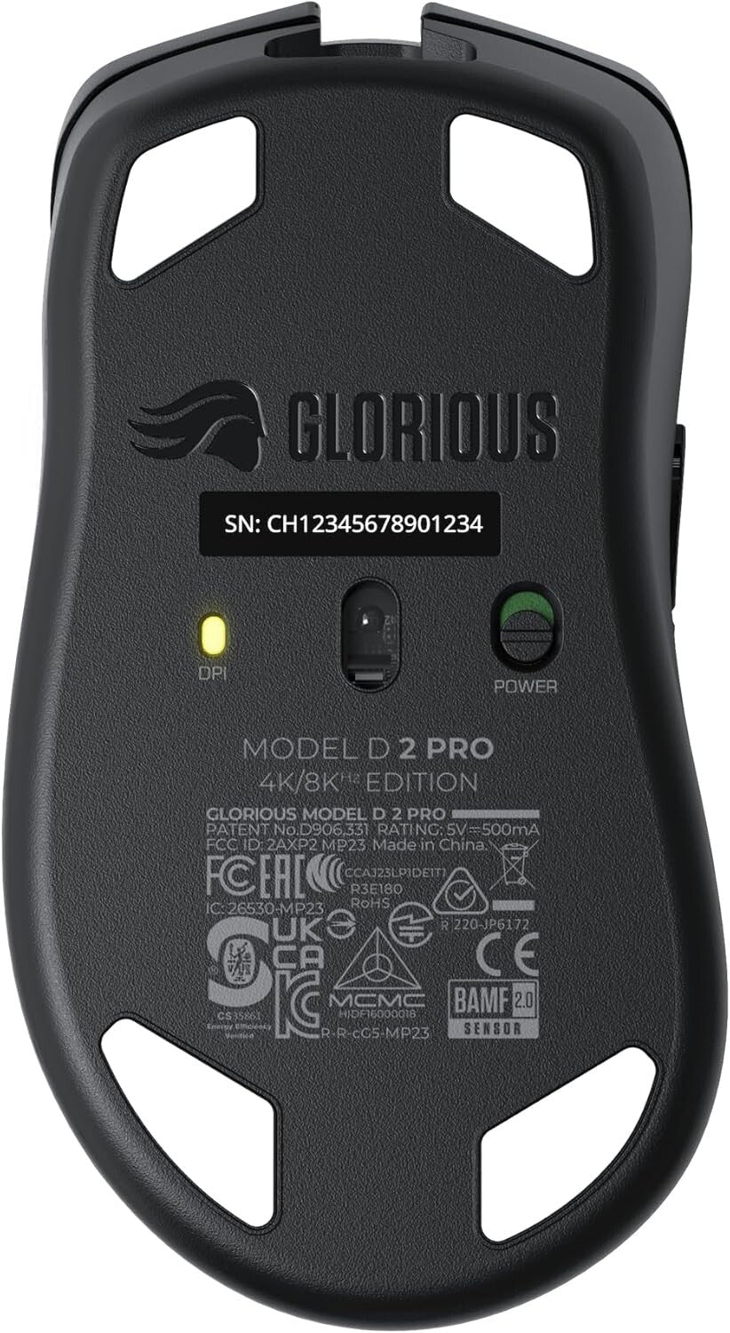 Glorious Gaming Model D 2 Pro Wireless Gaming Mouse Black Missing Usb Dongle