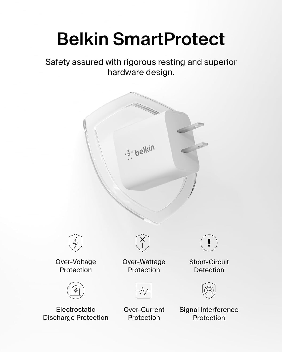 20W USB-C Belkin Wall Charger Charger Block Fast Charging Block iPhone