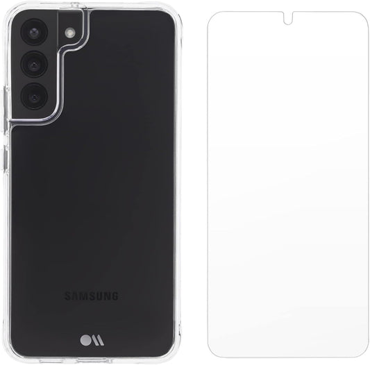 Pelican Clear Case w/ Screen Protector for Samsung Galaxy S22 5G – 10FT Drop