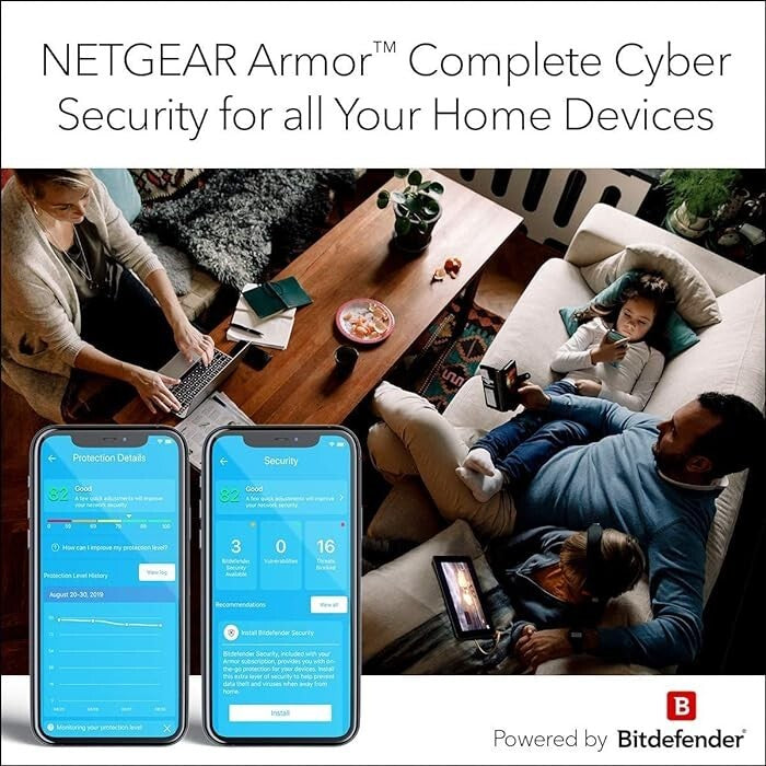 NETGEAR Orbi Home WiFi Mesh System (Orbi Tri-Band Router Only - RBR50-100NAS)