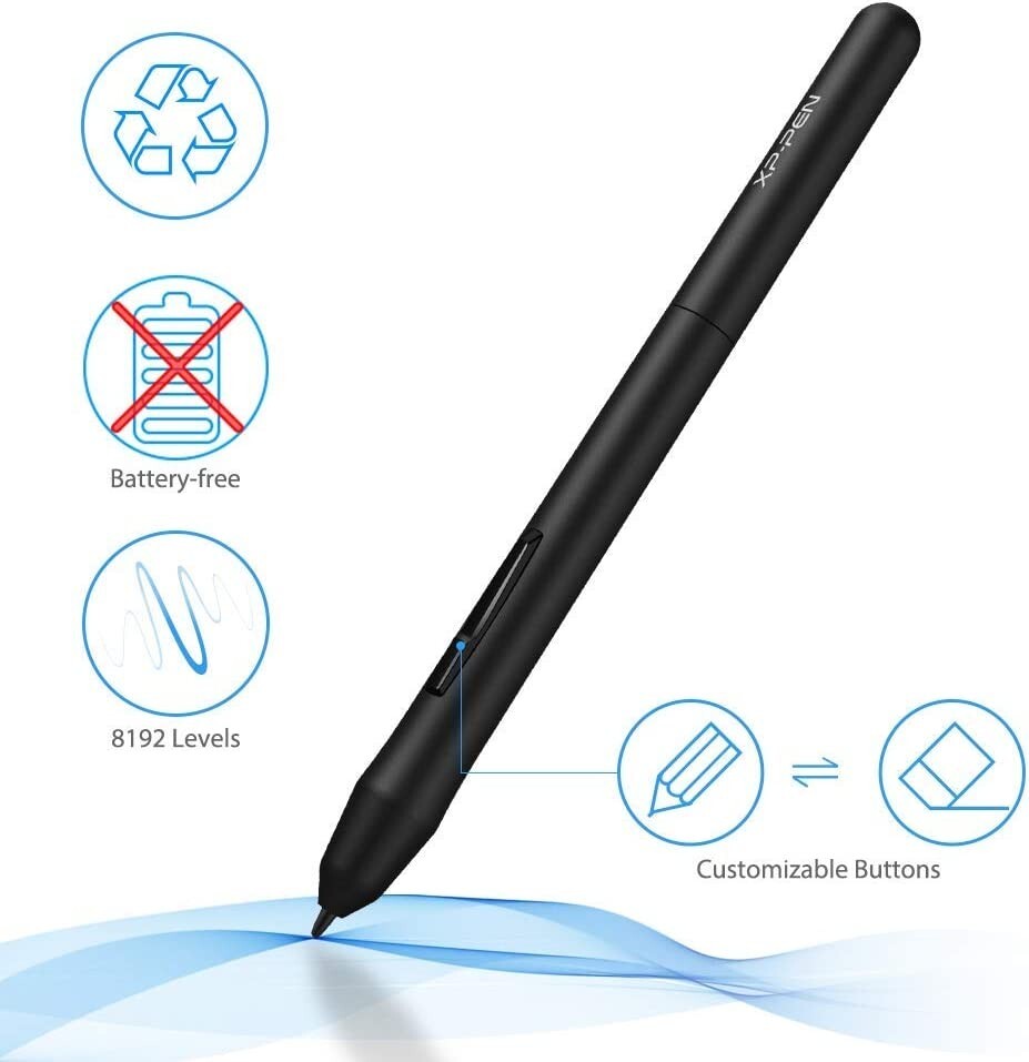XP-PEN Drawing Tablet StarG640 Digital Graphics Tablet 6x4 In