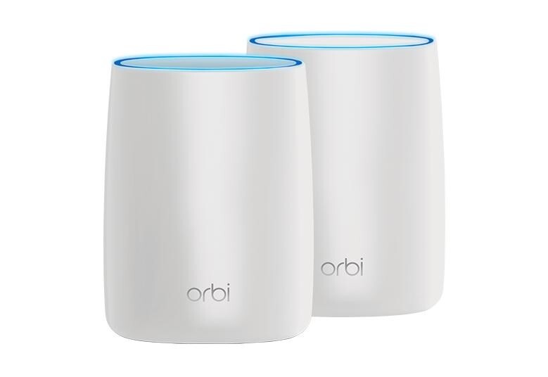 AC3000 RBK50-100NAS Netgear Orbi TrriBand Wireless Router White Pack of 2