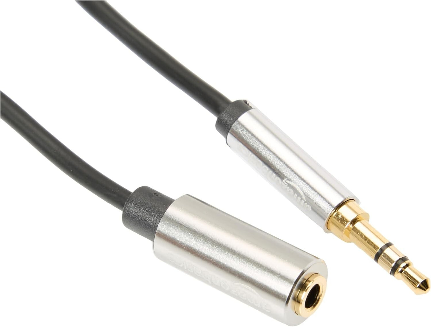 AZ35MF02 AmazonBasics 3.5mm Male to Female Stereo Audio Cable