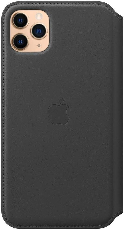 Apple Leather Folio iPhone 11 Pro Max Black Slim Fit Wireless
