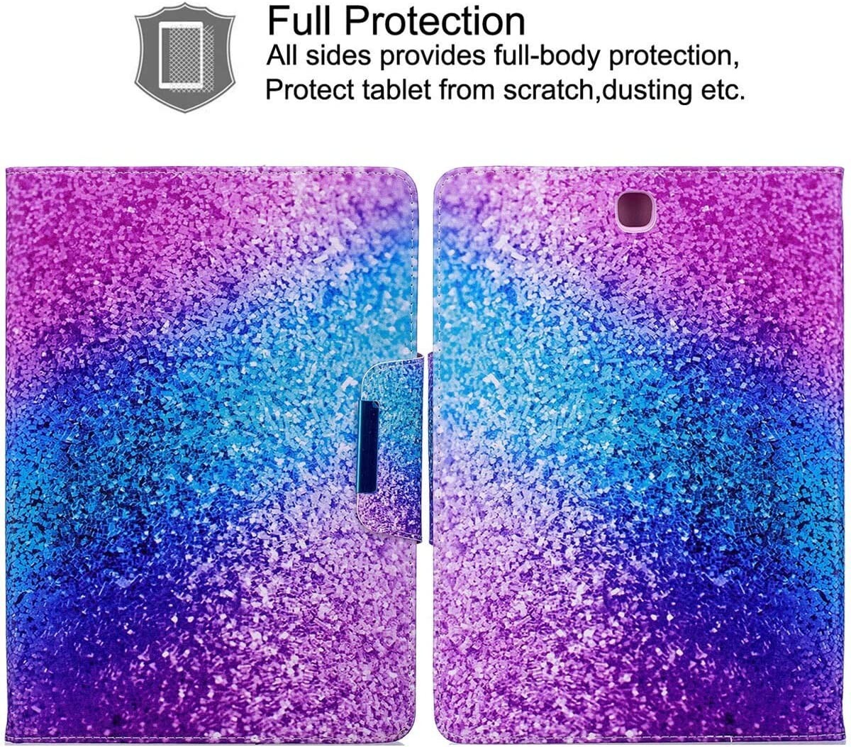 NewShine Galaxy Tab A 97 Protective PU Leather Folio Stand Wallet Credit