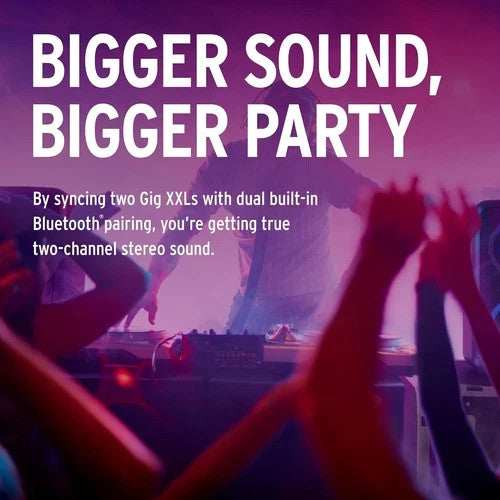 Klipsch Gig XXL Portable Rechargeable Wireless Bluetooth Party Speaker with Mic