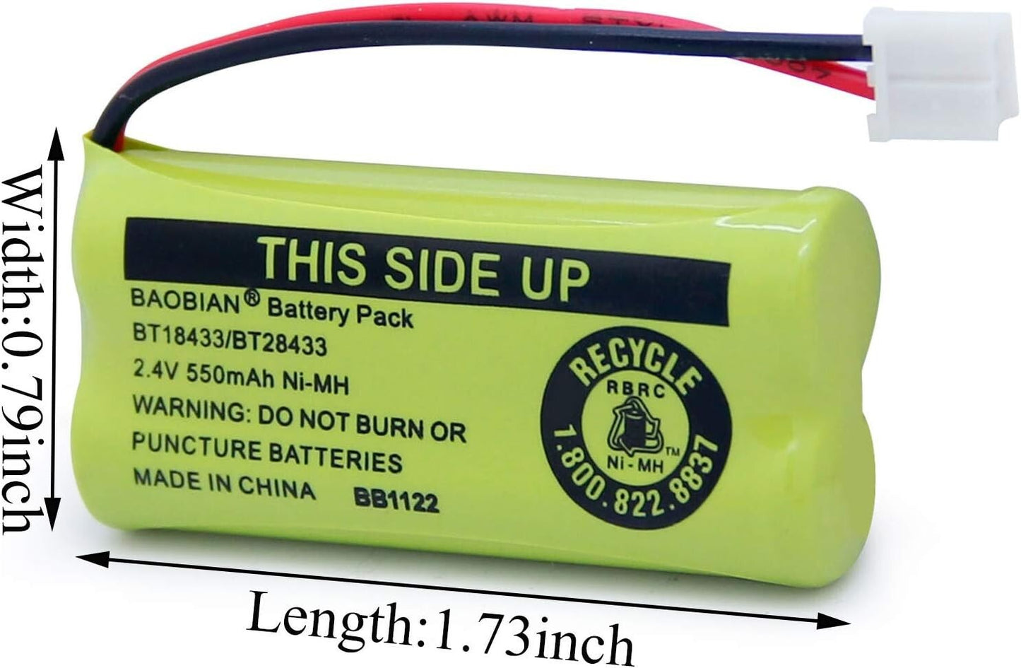 BT18433 BT28433 Cordless Phone Battery Compatible ATTLucent