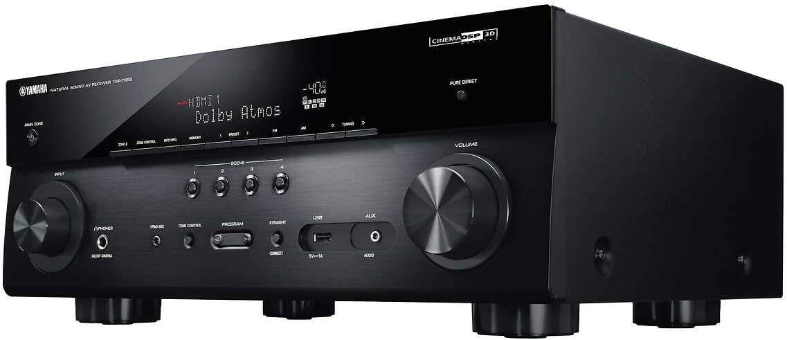 YAMAHA TSR-7850 7 Dolby Atmos WiFi BT 4K Receiver Black