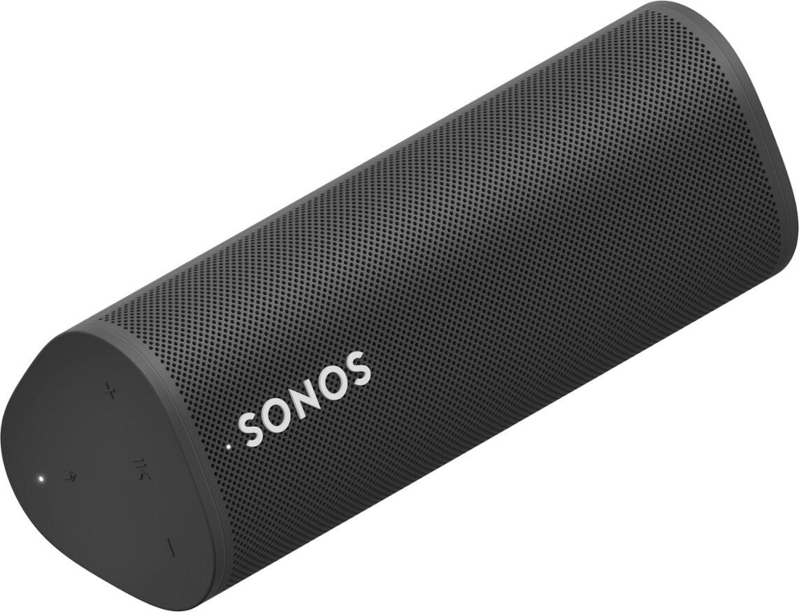 Sonos Roam Portable Smart Speaker Bundle Black Charging Stand Water Resistant