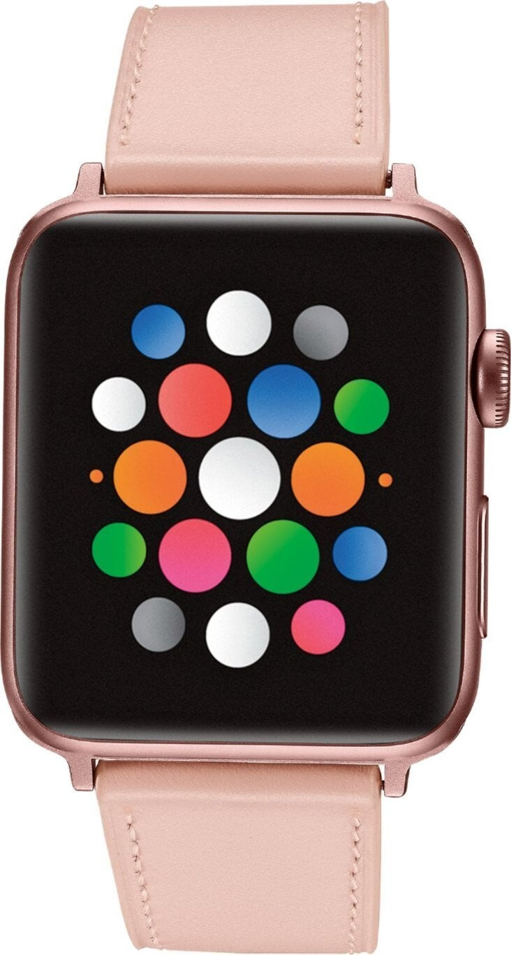 PT-AWB42PL Platinum Leather Band 42mm 44mm Pink