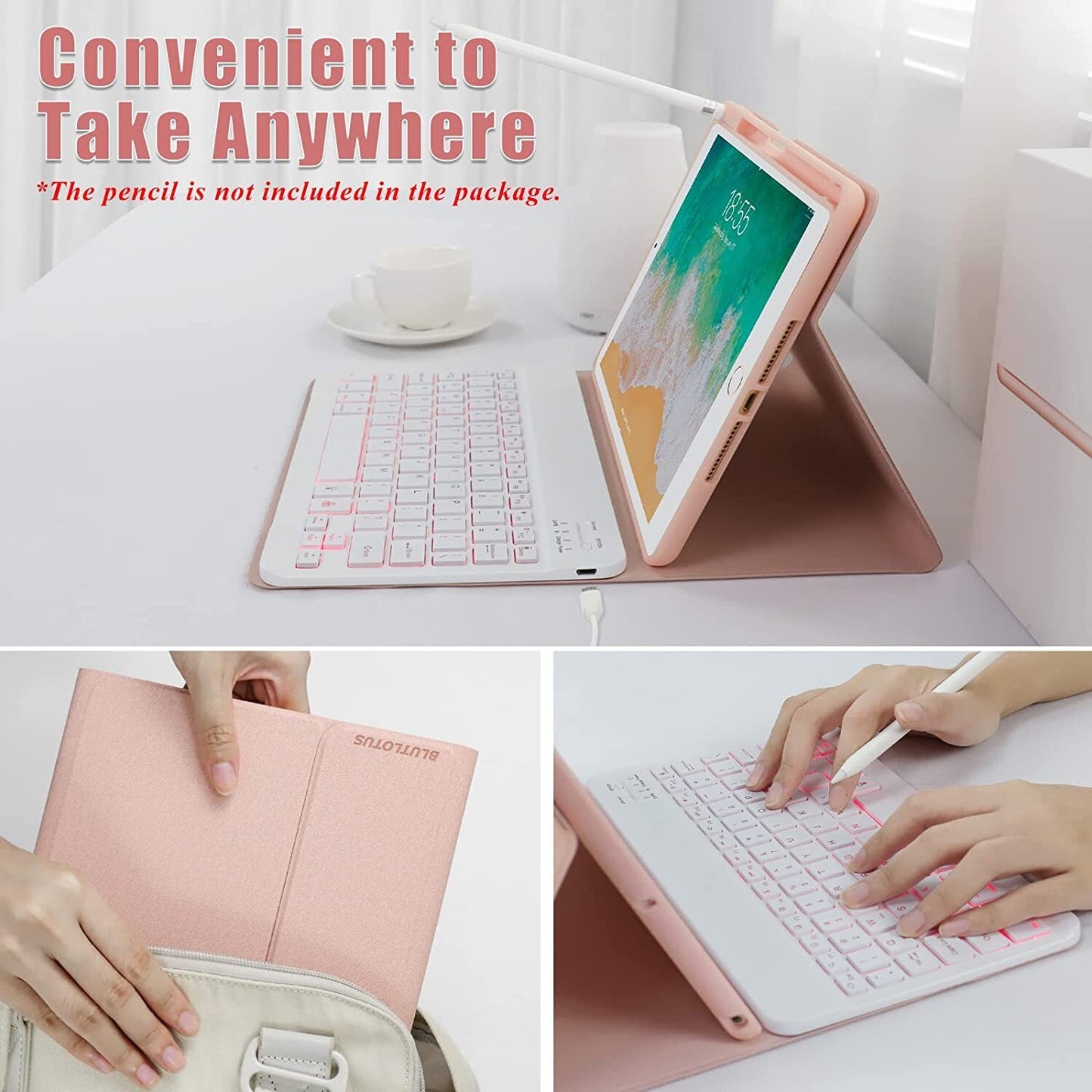 BLUTLOTUS Keyboard iPad 97 Inch Air 2 iPad 5thiPad 6th Generation