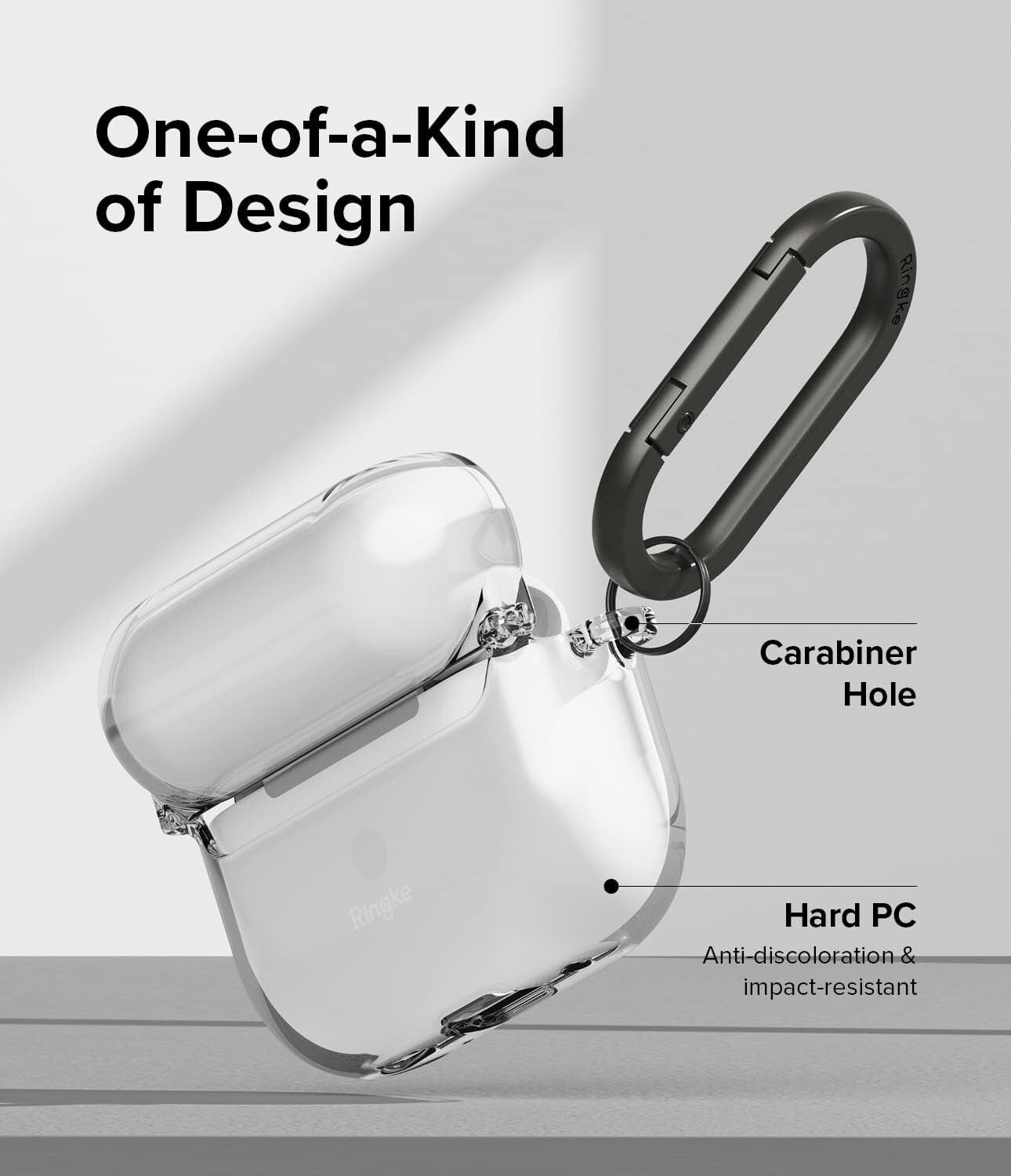 Ringke Hinge AntiYellowing Material Compatible AirPods Pro 2 Sturd