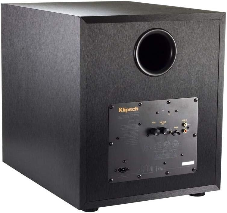 Klipsch 400 12 Watts Wireless Subwoofer Brushed Black Vinyl R12SWi