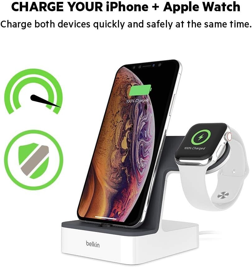 BLACK Belkin Magnetic Charging Dock Apple iPhone Apple Watch
