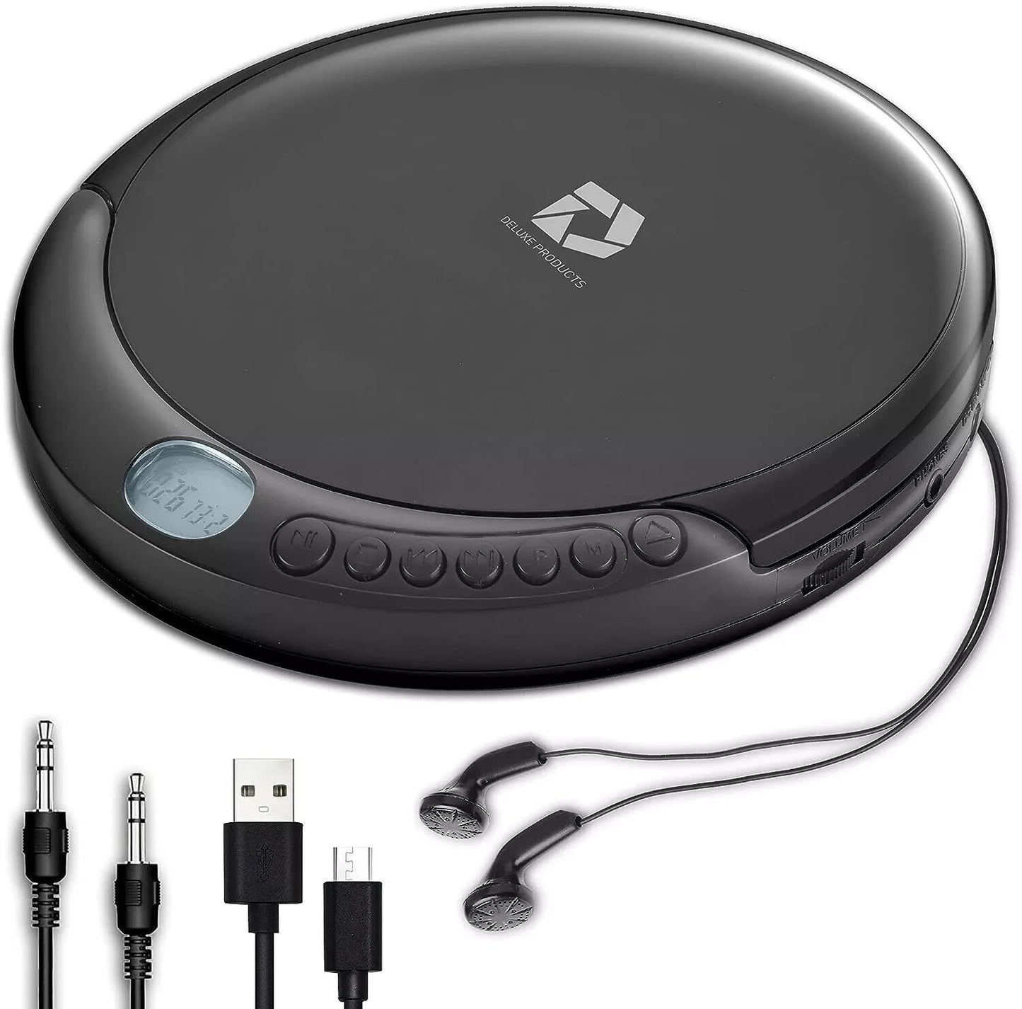 Deluxe Products dppcd Portable CD Player 60 Second Anti Skip Stereo