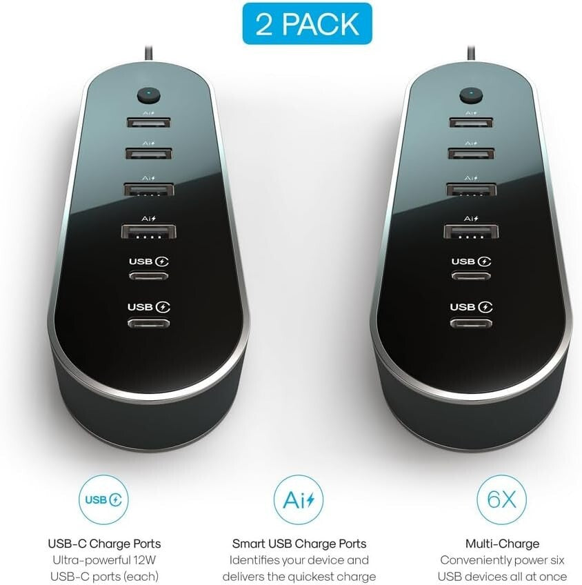 40W 12V Atomi Charger 2 Pack