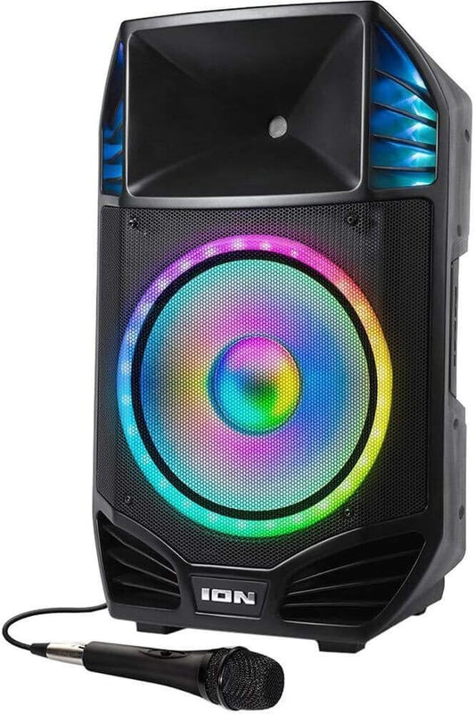 ION Total PA Premier 500W Peak Power Bluetooth PA Speaker System w/ Mic, Lights