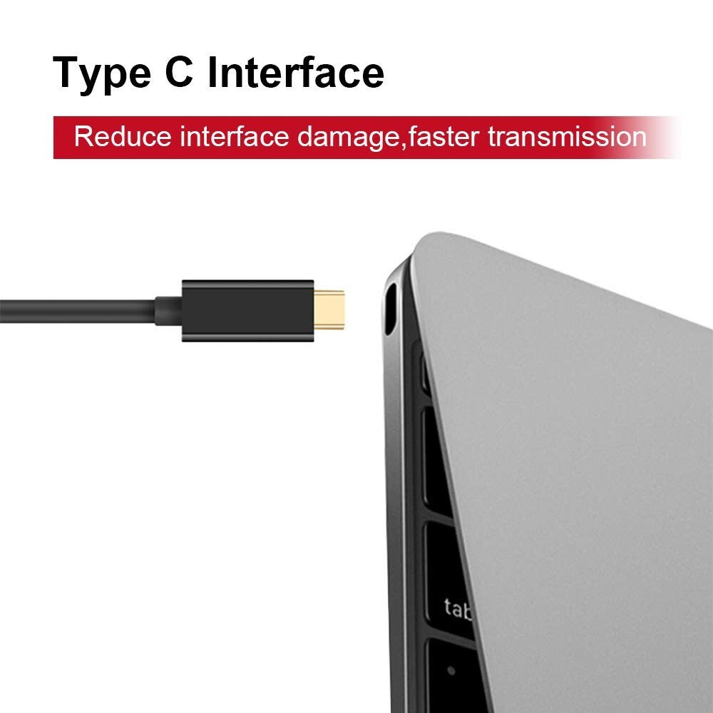 USB DVI Upgrow C to Cable 4K30Hz Thunderbolt to Cable Type-C to