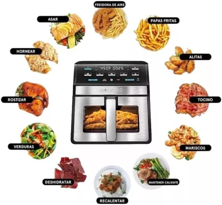 GOURMIA GAF858 Gourmia Digital Air Fryer 75 Liter Window Light Mod