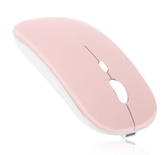 2.4GHz & Bluetooth Mouse for Fire HD/Kindle/Laptop/iPad – Flamingo Pink