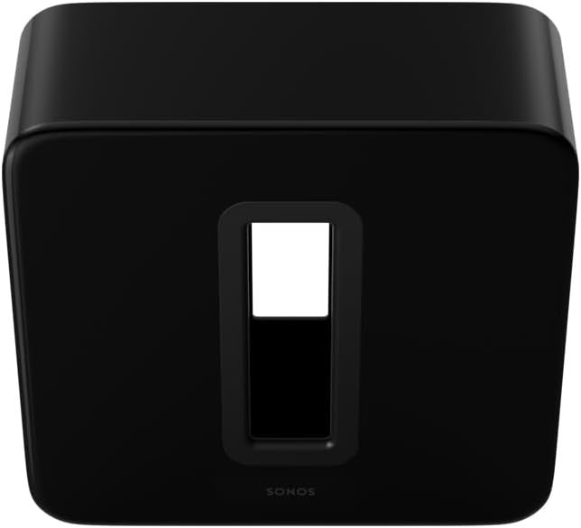 Sonos Sub Wireless Subwoofer Rich Powerful Bass Gen 3 SUBG3US1BLK  (Black )