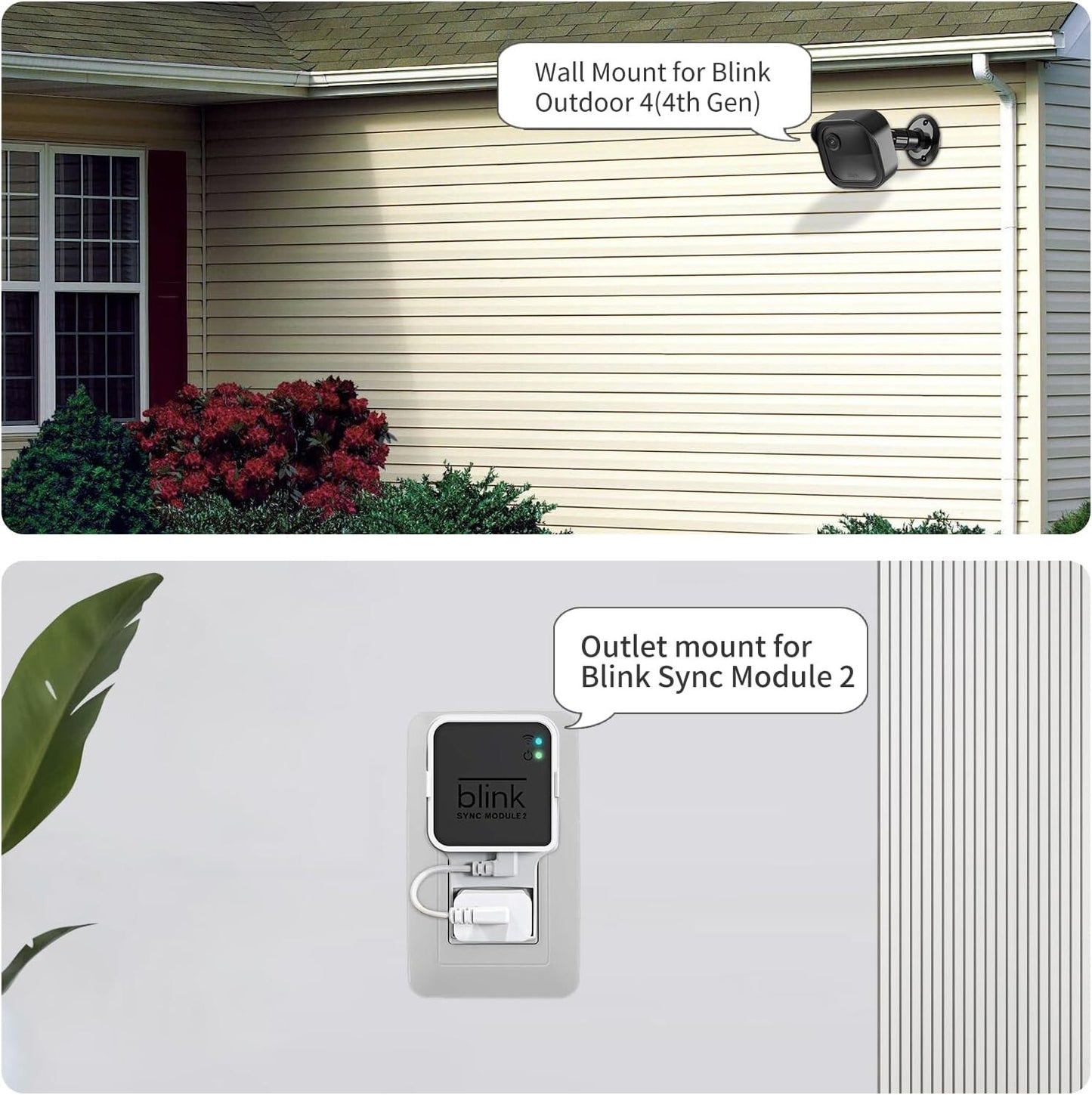 360 Blink Outdoor Wall Mount Weatherproof Protective Cover Degree Adjustable