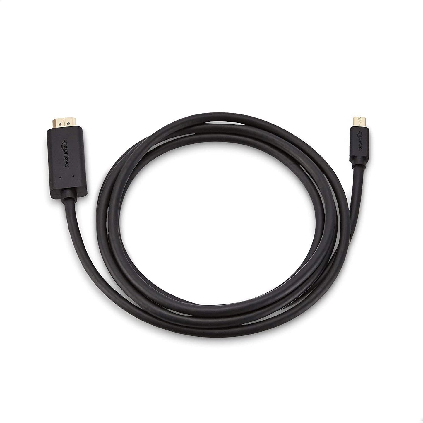 HDMI 1080P Mini Display Port Male to Male Cable GoldPlated Plugs 6 Ft Black