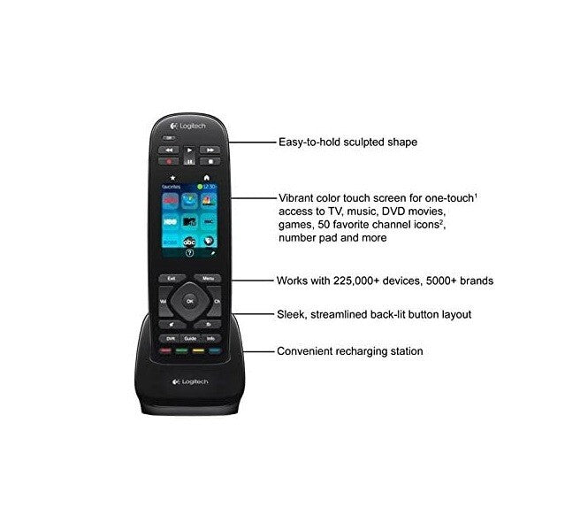LOGITECH HARMONY w Swipe Touch Screen
