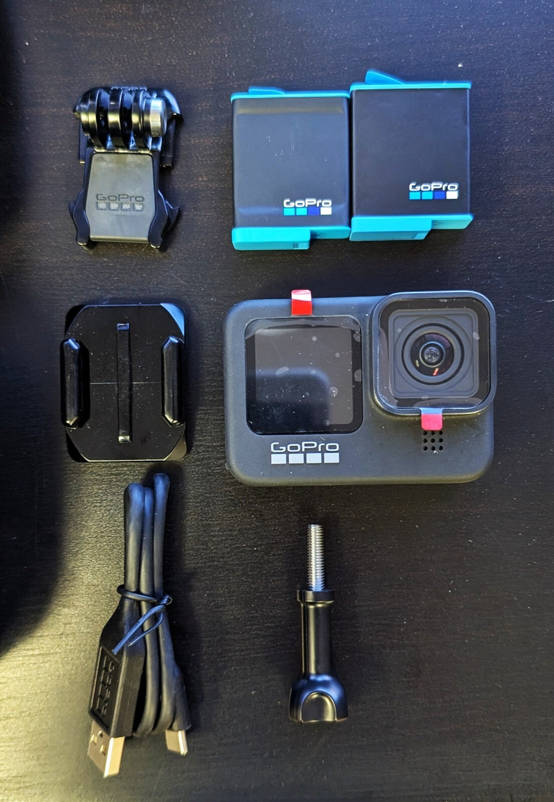 HERO9 64GB GoPro Black Waterproof Action Camera Card Extra Battery