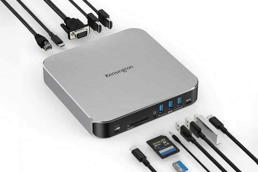 Kensington AD220S3 Dual Display Dock – MacBook M1–M4, 85W Charging, K31343WW