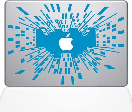 Decal Guru Looking Up in Big City Decal Vinyl Sticker 13 MacBook Pro
