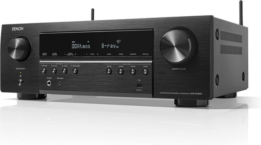 Denon AVR Denon 7.2 Ch 75w/Ch Advanced 8K Upscaling Dolby Atmos  AVR-S760H