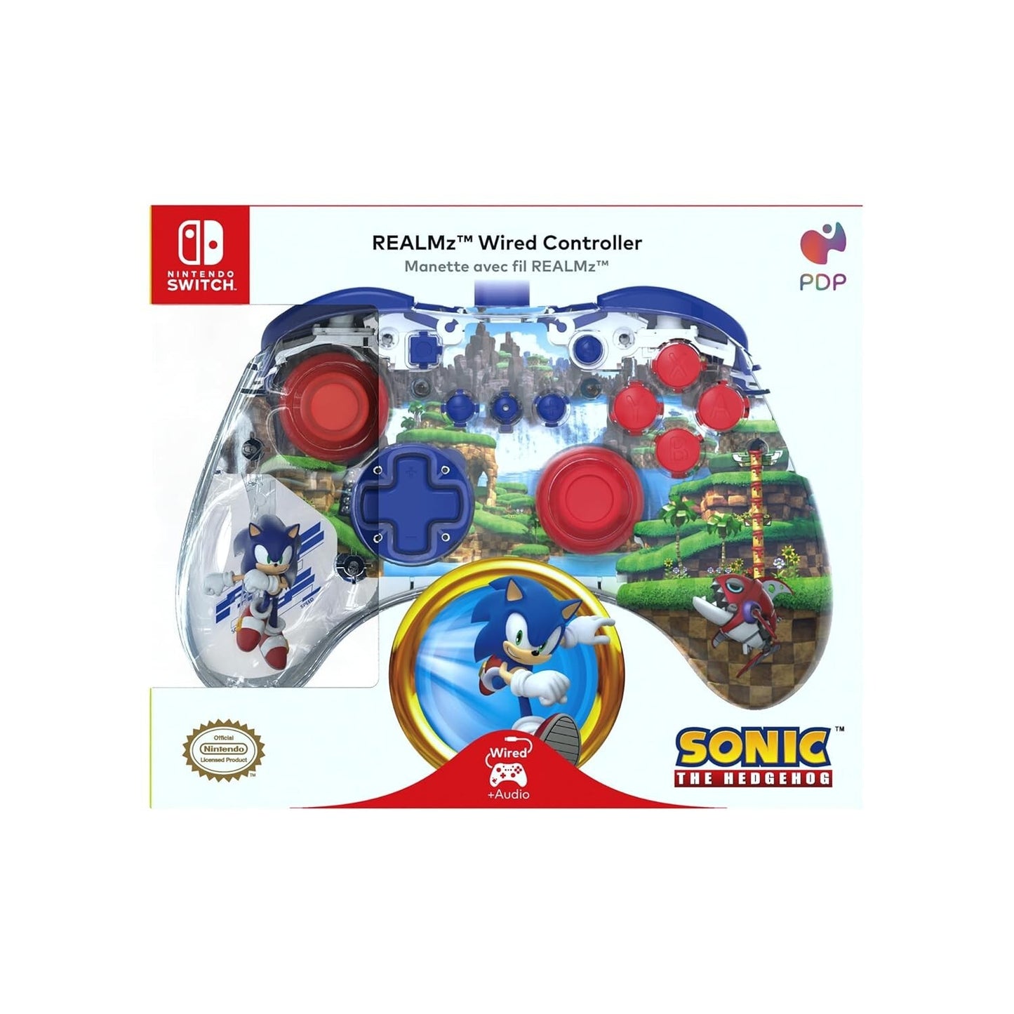 PDP LED REALMz Nintendo Switch Pro Controller Customizable Lighting